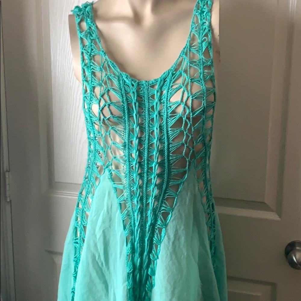 India Boutique Crochet Cover Up Or Wear A Tank Underneath For A Cute SunDress